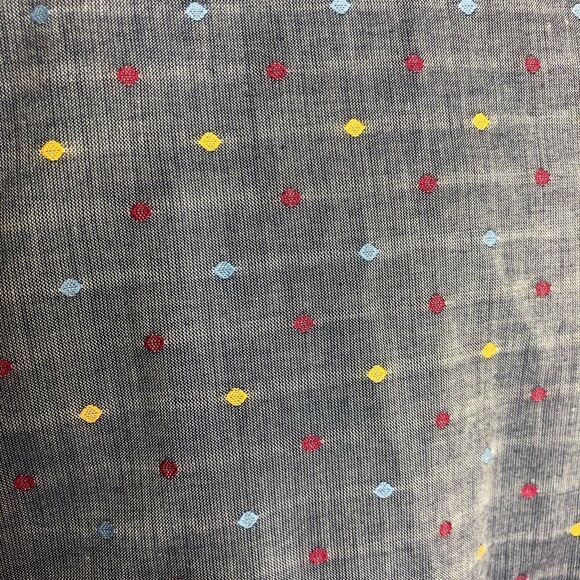 Draper James Embroidered Dot Chambray Wrap Dress 6 - Picture 11 of 14